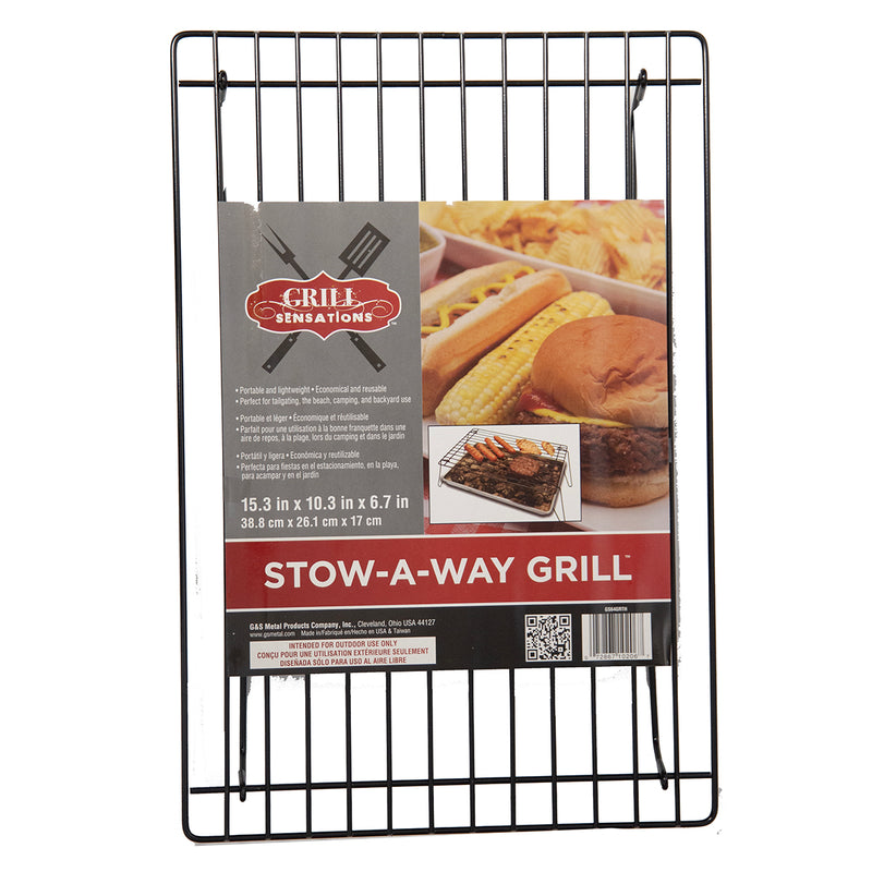 Load image into Gallery viewer, Stow A-Way Grill 15.3 in. x 10.3 in. x 6.7 in.
