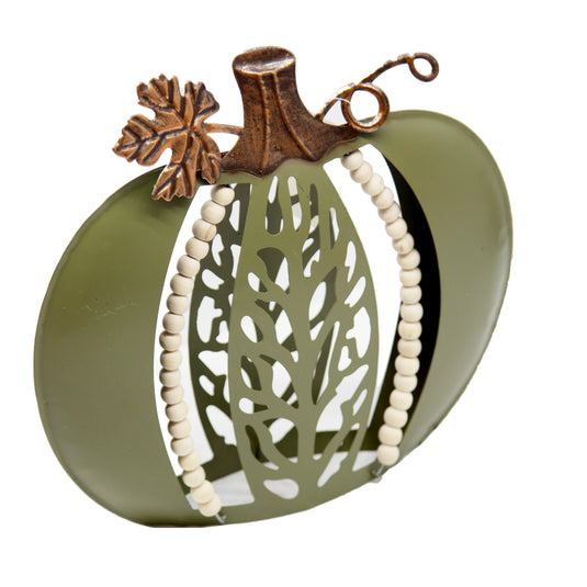 Decorative Metal Pumpkin (CTS Price Tag $6.99 Attached)