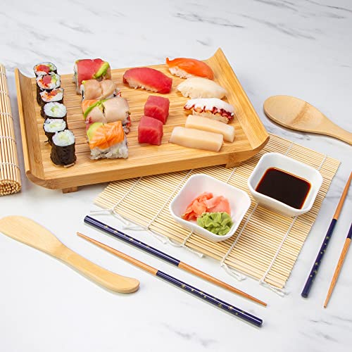 Noble Nest Deluxe Sushi Serving Tray (Brown Box) Mail Order