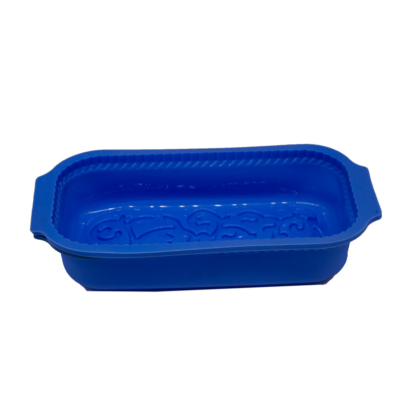 Load image into Gallery viewer, GS Pro Bake Flex Loaf Nonstick Flexible Silicone Sil Ornamental Light Blue Loaf Bakeware
