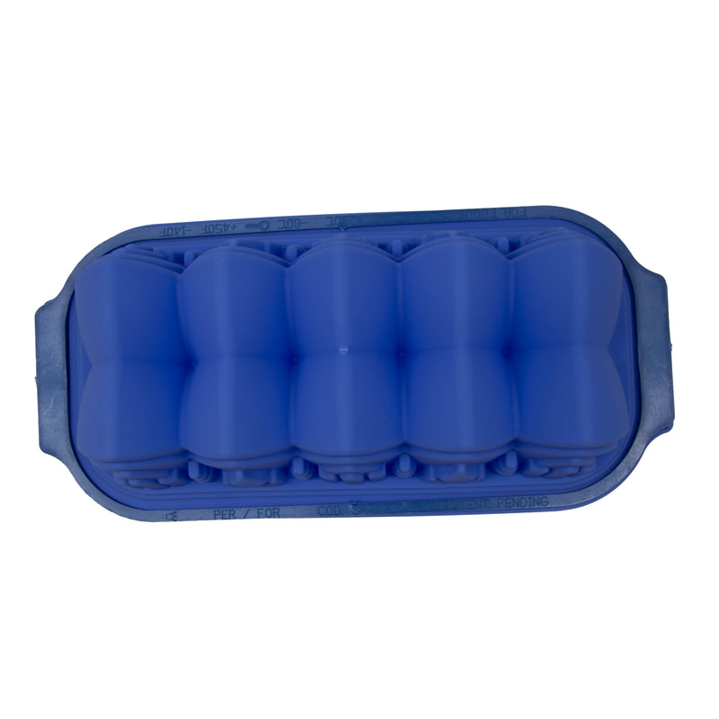 Load image into Gallery viewer, GS Pro Bake Flex Loaf Nonstick Flexible Silicone Sil Cathedral Light Blue Loaf Bakeware
