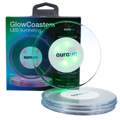 Aura LED Coasters 4pk