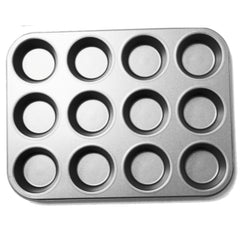 Aluminized 12 Cup Muffin Pan - No Retail Packaging