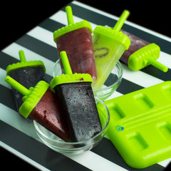 Popsicle Molds Set - 6 Pack Popsicle Mold Ice Popsicle Molds BPA Free Ice Popsicle Mold Ice Pop Mold Ice Popsicles Maker Fun for Kids and Adults (GREEN)