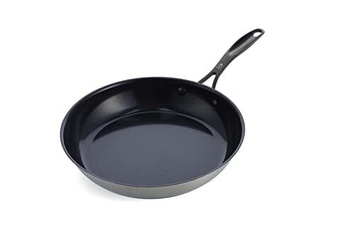 Load image into Gallery viewer, BK Ceramic Black, Ceramic Nonstick Induction 11&quot; Nonstick Frying Pan Skillet, Black - Brown Box
