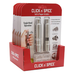 Click N Spice Salt And Pepper Grinder