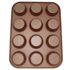 Copper 12 Cup Muffin Pan- Heavy Frame