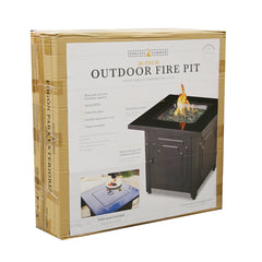 Endless Summer 30 Inch Outdoor Fire Pit - Green Stone