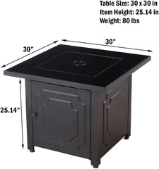 Endless Summer 30 Inch Outdoor Fire Pit - Green Stone