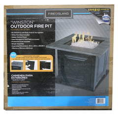 Firepit 30 Gray Wood Mantel 50K