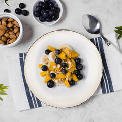 ⌀27cm/10.63in - Dinner Plate - SMOOTH Vanilla Nordic Stoneware Dishwasher & Microwave safe 6pc/Set