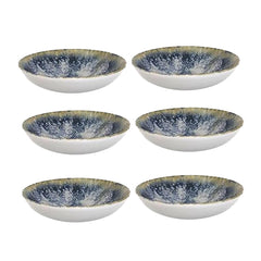 Reactive glaze ⌀21cm/8.27in - Soup Plate - REACTIVE Reactive Blue Cote Stoneware Dishwasher & Microwave safe 6pc/set