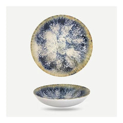 Reactive glaze ⌀21cm/8.27in - Soup Plate - REACTIVE Reactive Blue Cote Stoneware Dishwasher & Microwave safe 6pc/set