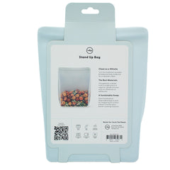 W&P Porter Silicone Reusable Storage Bag, 50oz Stand-Up-MINT