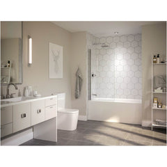 Linea 60" x 32" Three Wall Alcove Soaking Bathtub | White- Sold with No Warranty