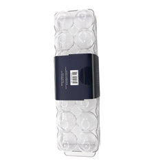 14Space Egg Holder -Size:37x11x8.3cm - Clear