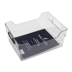Clear bin with cool grey 11C handle	Storage bin Size: 30.2x22x13cm