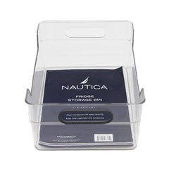 Clear bin with cool grey 11C handle	Storage bin Size: 30.2x22x13cm