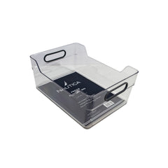 Clear bin with cool grey 11C handle	Storage bin Size: 30.2x22x13cm