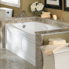 Cetra 36" x 60" Alcove Whirlpool Tub | White – Right Drain - Sold with No Warranty