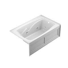 Cetra 36" x 60" Alcove Whirlpool Tub | White – Right Drain - Sold with No Warranty