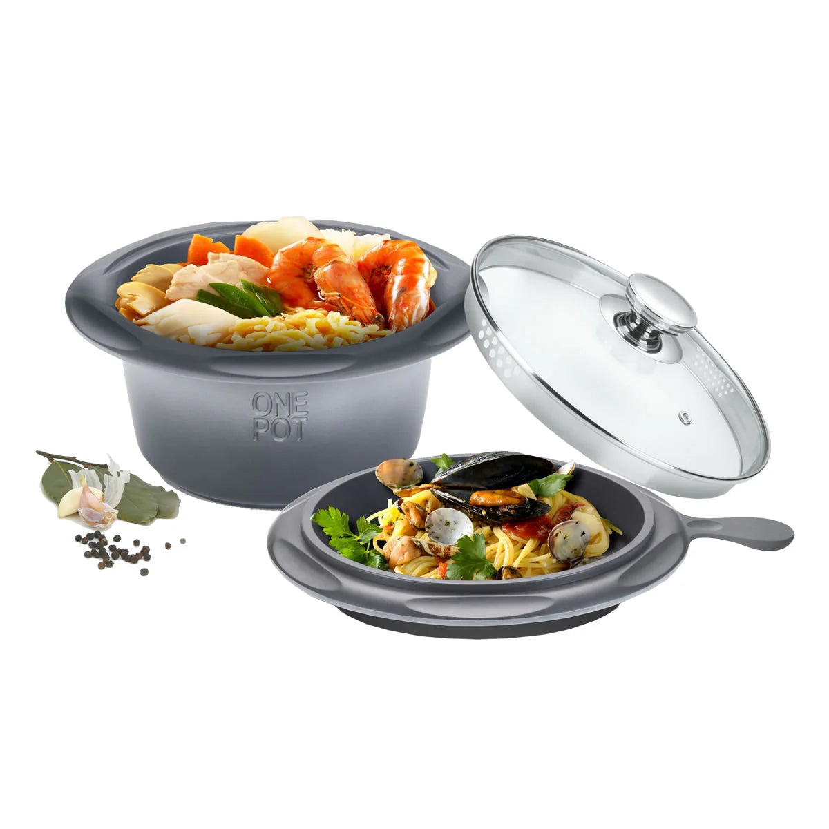 Cookware Zip Pot ZIPPI ONE POT SET CASSEROLE FRY PAN - MAIL ORDER BOX – cssincusa.com