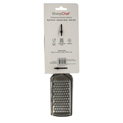 SharpChef Soft Grip Hand Grater - Black(8), Red(8), Grey(8)