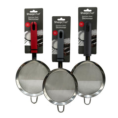 SharpChef Soft Grip 5.5" Skimmer - Black(8), Red(8), Grey(8)