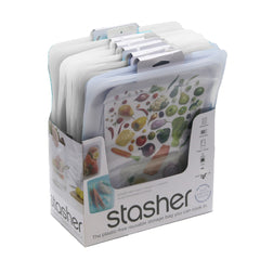 Stasher-Half Gallon Tray 6 Units Clear