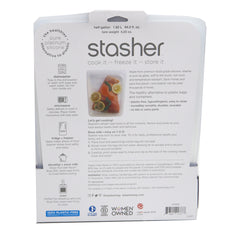 Stasher-Half Gallon Tray 6 Units Clear