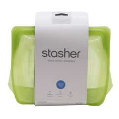 Stasher Mega Stand Up Bag - Rainbow Green