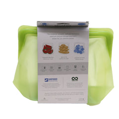 Stasher Mega Stand Up Bag - Rainbow Green