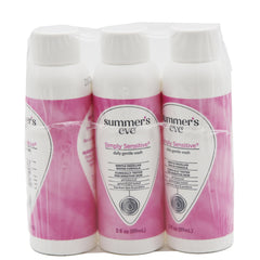 Summer's Eve Simply Sensitive Wash , Sold as 3 pk - 3fl oz each - Item UPC # 0-41608-00222-5 with no additional outside label - UPC # 0-41608-00277-5 With additional label SOLD AS SET /QUANTITY 1