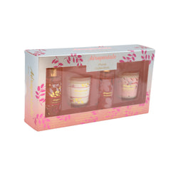 Aeropostale Floral Collection Golden Hour Body Mist 3.4oz  - Golden hour Candle 3 oz - Blushing Body Mist 3.4 oz - Blushing Candle 3 oz