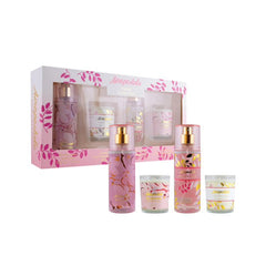 Aeropostale Floral Collection Golden Hour Body Mist 3.4oz  - Golden hour Candle 3 oz - Blushing Body Mist 3.4 oz - Blushing Candle 3 oz