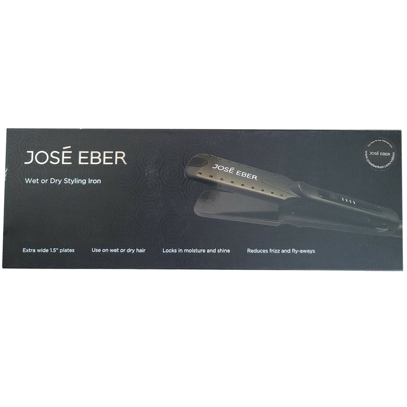 Load image into Gallery viewer, Jose Eber Wet Or Or Dry Styling Iron Black
