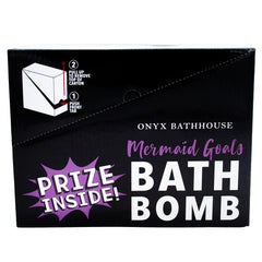 ONYX MERMAID GOALS BATH BOMB 4 x 6PC PDQ 4.9oz Each. ITEM 71453