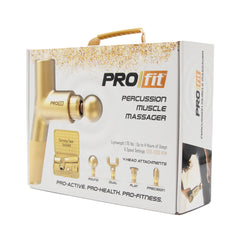 Massage Gun Gold with Carry Case
