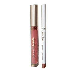 Belle Beauty - Kisser Fixer Lip Gloss & Lip Liner Kit - Pink Nude