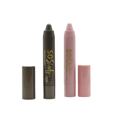 Belle Beauty - So Shady Long Wear Shadow Stick - Soft Pink + Green Tea