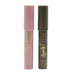 Belle Beauty - So Shady Long Wear Shadow Stick - Soft Pink + Green Tea