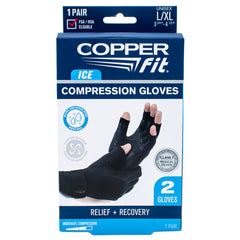 COPPER FIT ICE COMPRESSION GLOVES L/XL