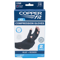 COPPER FIT ICE COMPRESSION GLOVES S/M