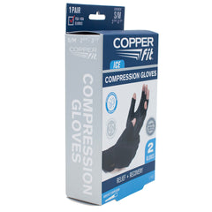 COPPER FIT ICE COMPRESSION GLOVES S/M