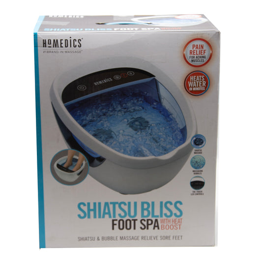 Homedics Shiatsa Bliss Foot Spa With Heat Refreshed Grade B