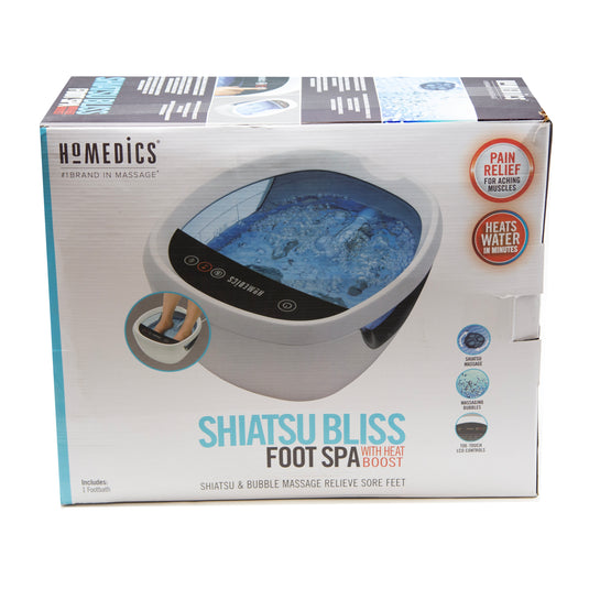 Homedics Shiatsa Bliss Foot Spa With Heat Refreshed Grade B