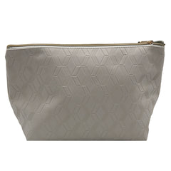 Jones NY -DEBOSSED DIAMOND PATTERN PU TOP ZIP COSMETIC BAG