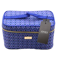 Jones NY -GEOMETRIC PATTERN NYLON TRAIN CASE