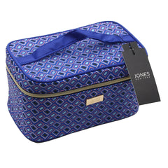 Jones NY -GEOMETRIC PATTERN NYLON TRAIN CASE