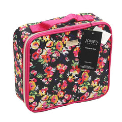 Jones NY -BLACK FLORAL PRINT TRAIN CASE